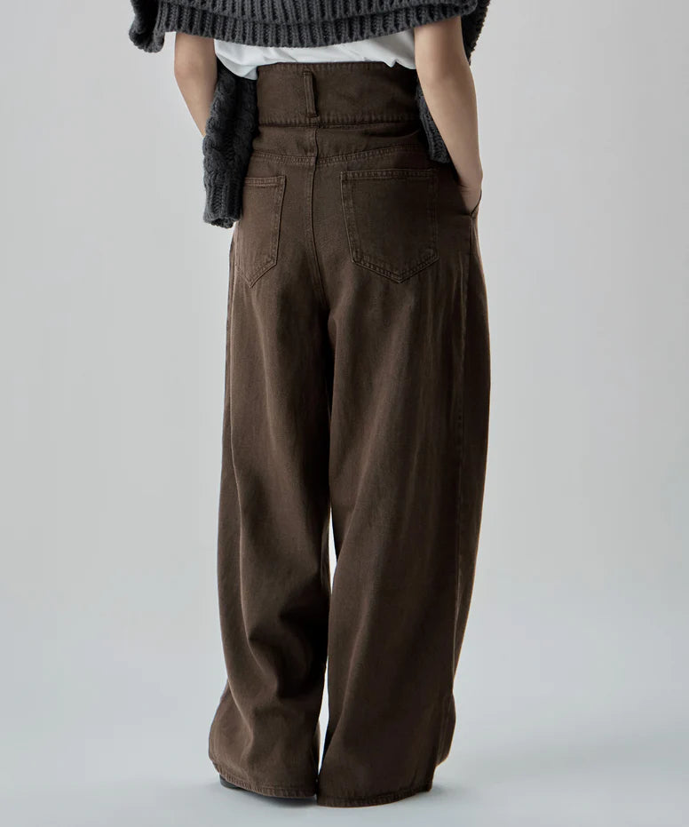 2way 直筒牛仔褲