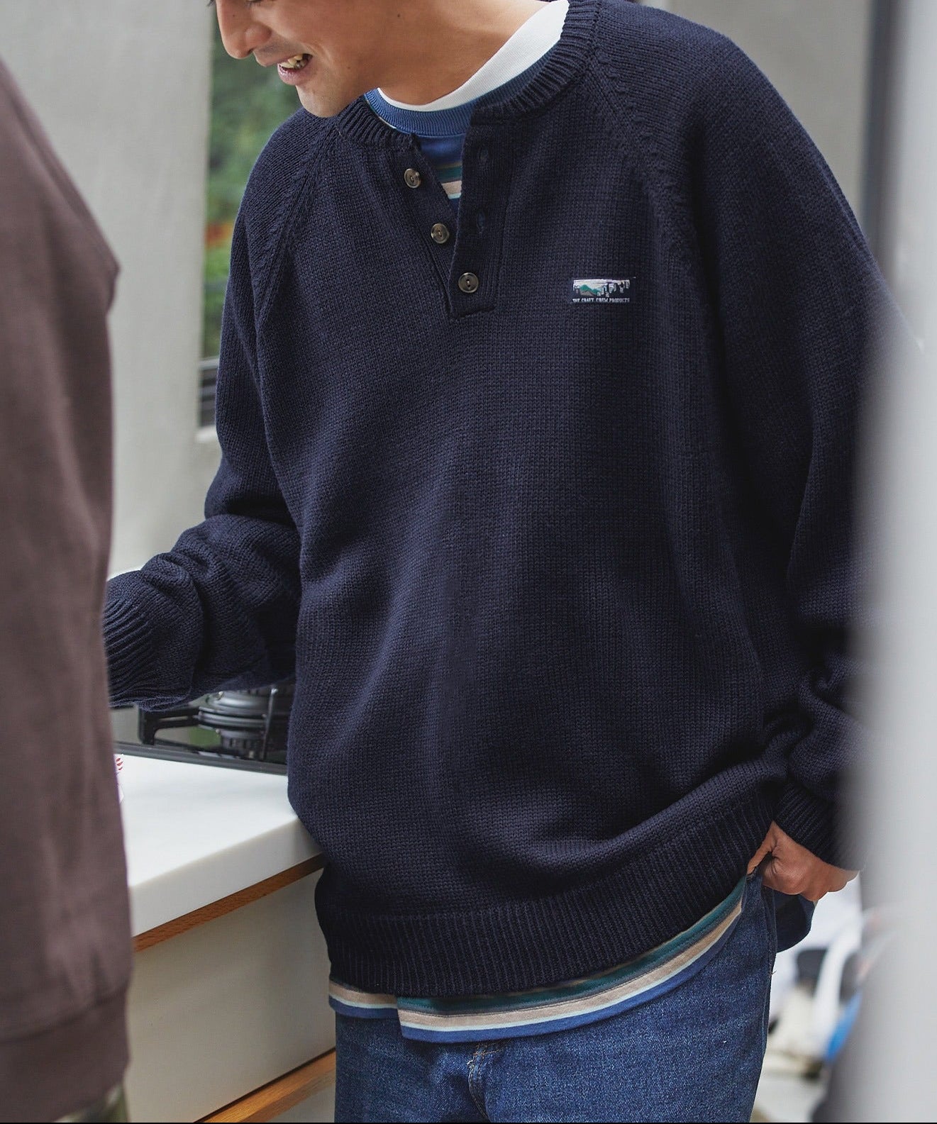 (Unisex)開鈕冷衫