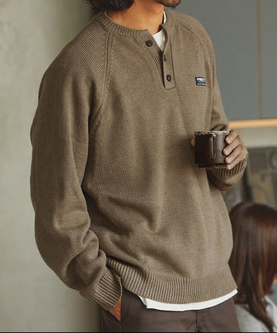 (Unisex)開鈕冷衫