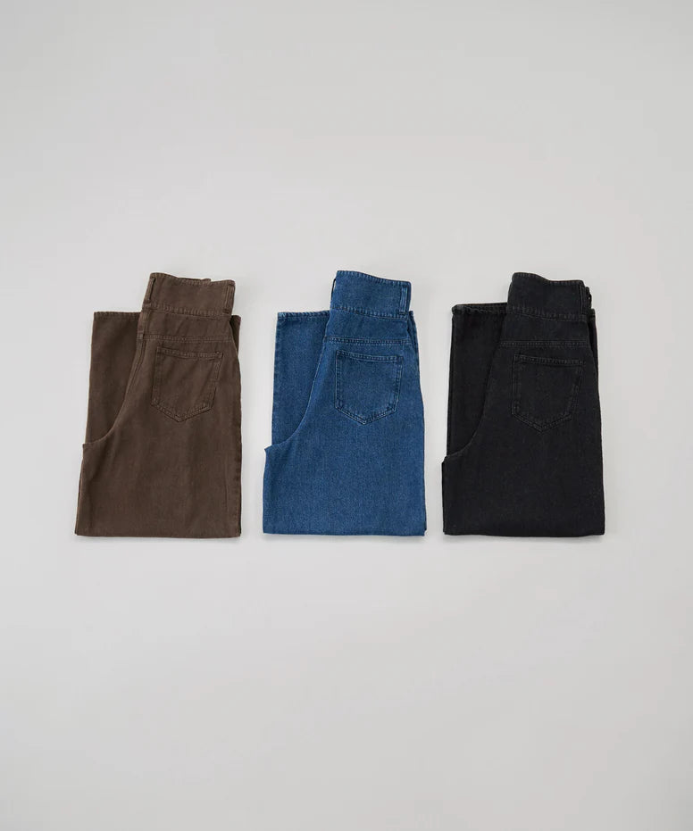 2way 直筒牛仔褲