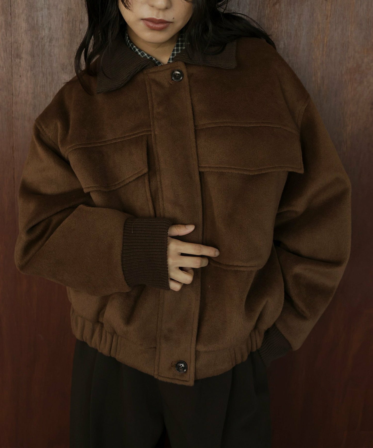 Moss Rib Cropped Jacket