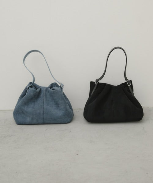 2way 麂皮褶皺包